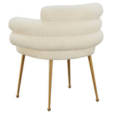 Candelabra Home Dente Faux Sheepskin Dining Chair by Inspire Me! Home Decor Furniture