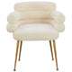 Candelabra Home Dente Faux Sheepskin Dining Chair by Inspire Me! Home Decor Furniture