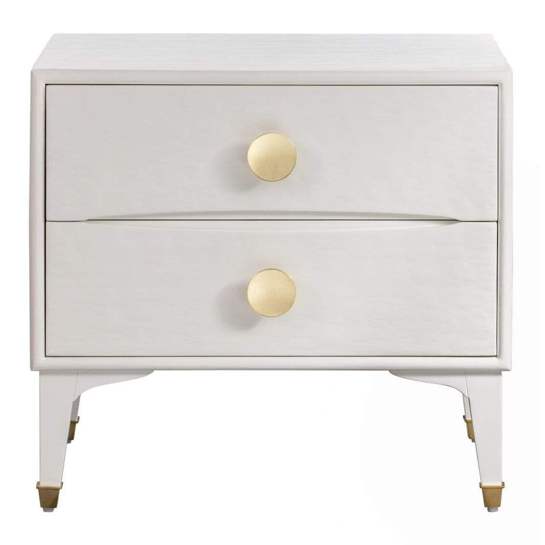 Candelabra Home Divine White Nightstand Furniture TOV-B44017 00806810358948
