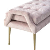 Candelabra Home Eileen Bench - Blush Furniture TOV-OC119 00806810355824