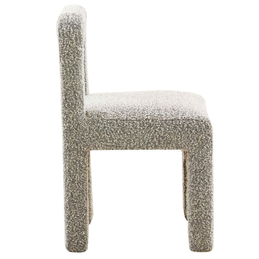 Candelabra Home Hazel Black Boucle Dining Chair Furniture