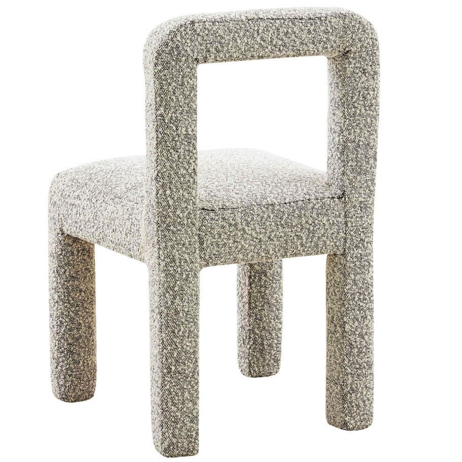 Candelabra Home Hazel Black Boucle Dining Chair Furniture TOV-TOV-D68466