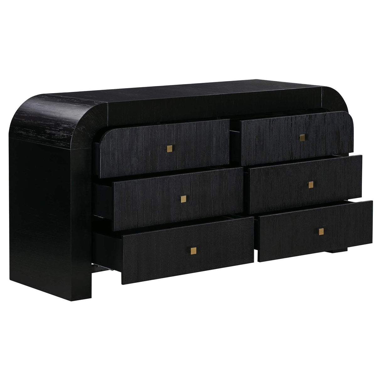 Candelabra Home Hump 6 Drawer Dresser Furniture