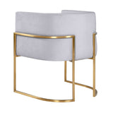 Candelabra Home Inspire Me! Home Decor Giselle Velvet Dining Chair Furniture