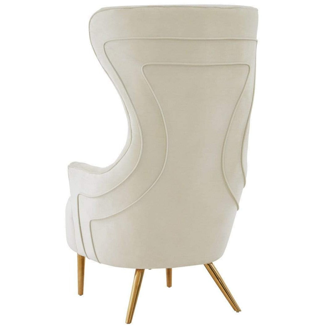 Candelabra Home Jezebel Velvet Wingback Chair by Inspire Me! Home Décor Furniture