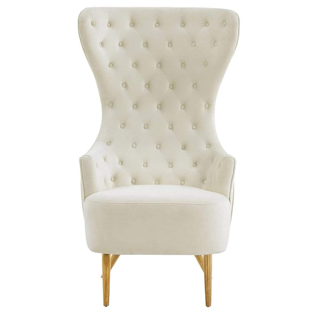 Candelabra Home Jezebel Velvet Wingback Chair by Inspire Me! Home Décor Furniture