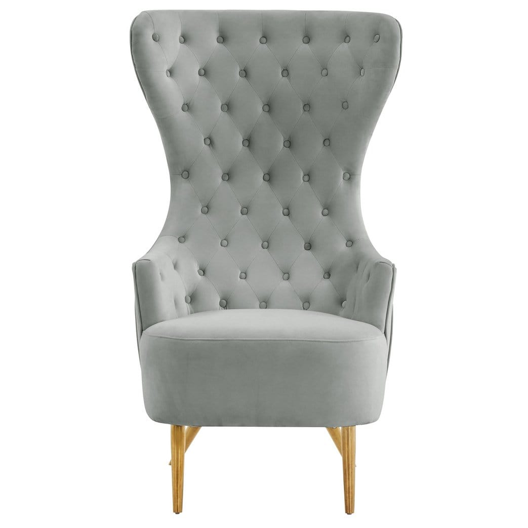 Candelabra Home Jezebel Velvet Wingback Chair by Inspire Me! Home Décor Furniture