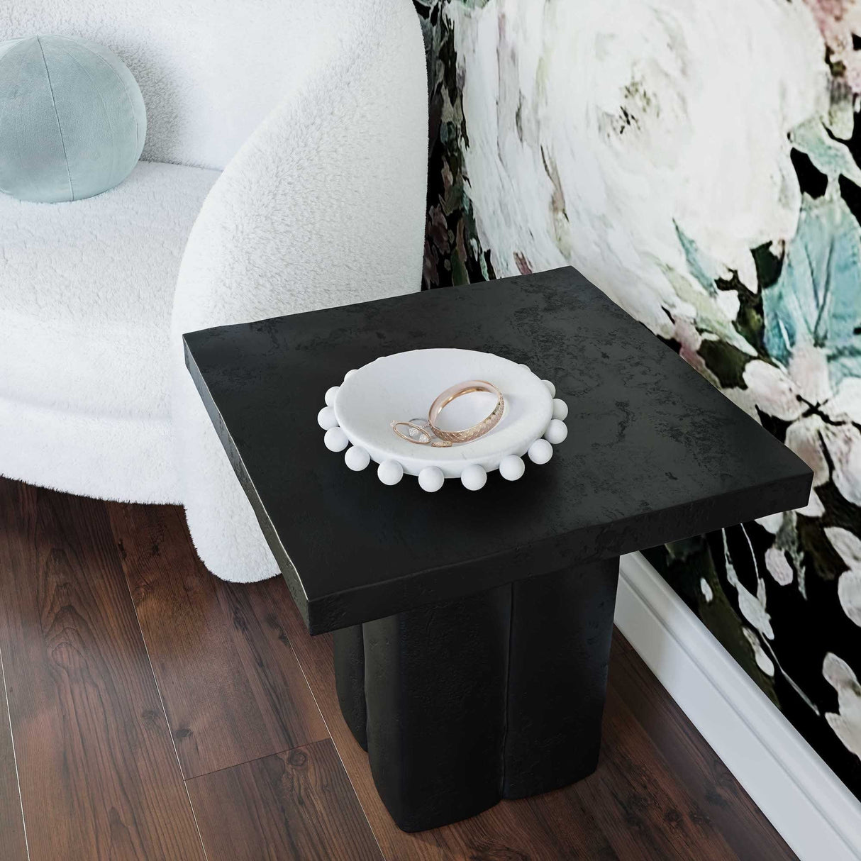 Candelabra Home Kayla Concrete Side Table Tables