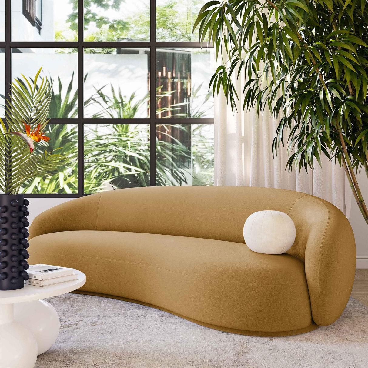 Candelabra Home Kendall Velvet Sofa Furniture