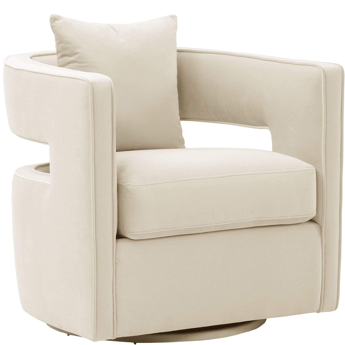 Candelabra Home Kennedy Swivel Chair Furniture TOV-S44127