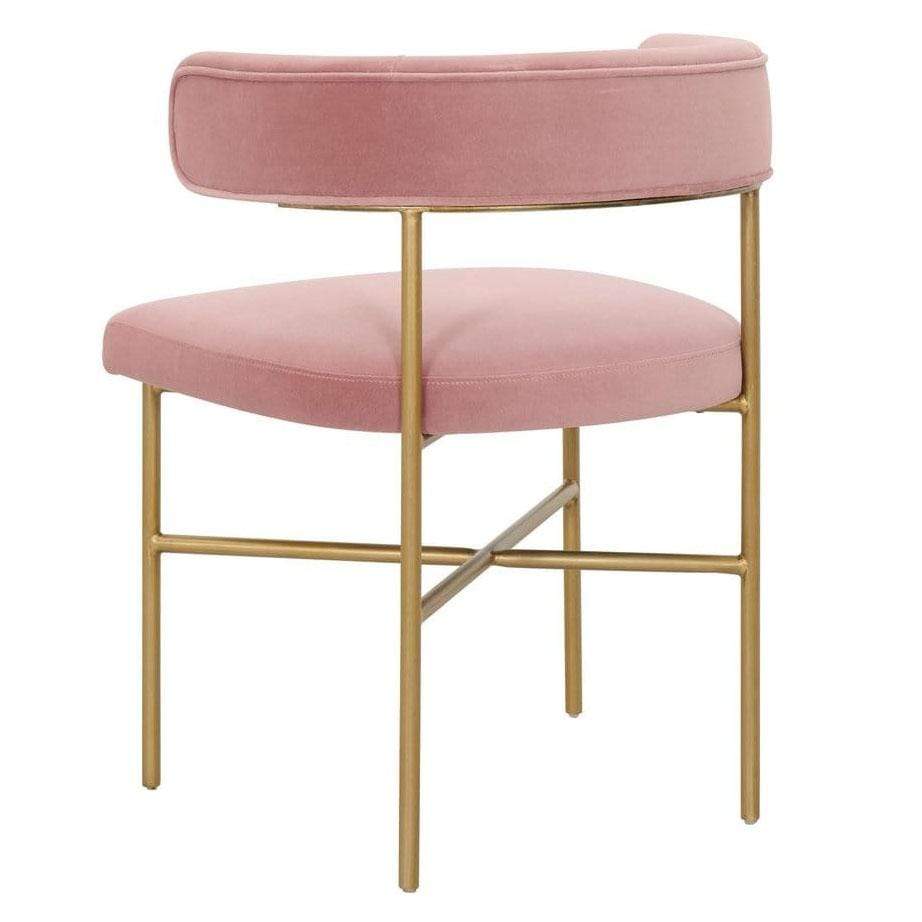 Candelabra Home Kim Velvet Chair Furniture