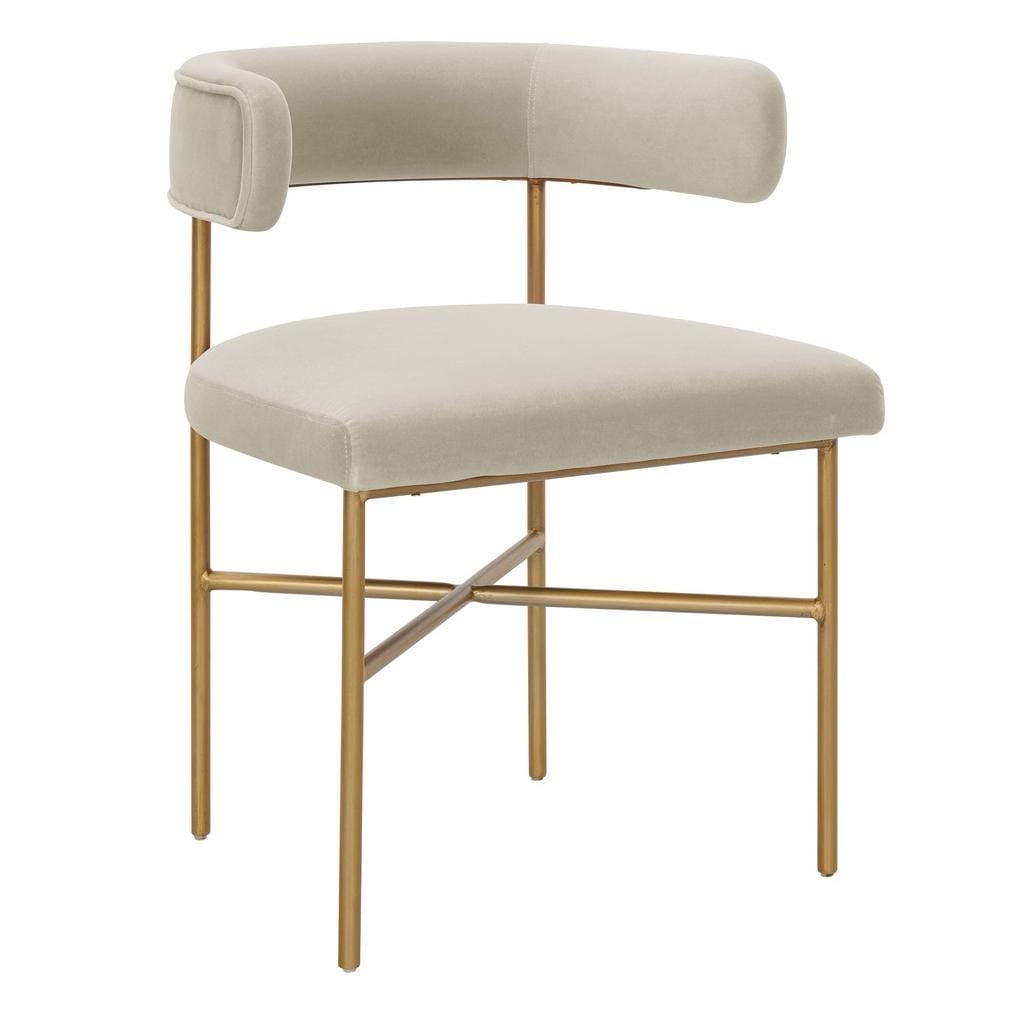 Candelabra Home Kim Velvet Chair Furniture