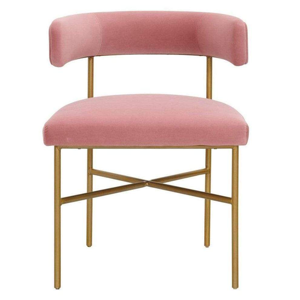 Candelabra Home Kim Velvet Chair Furniture TOV-D6432