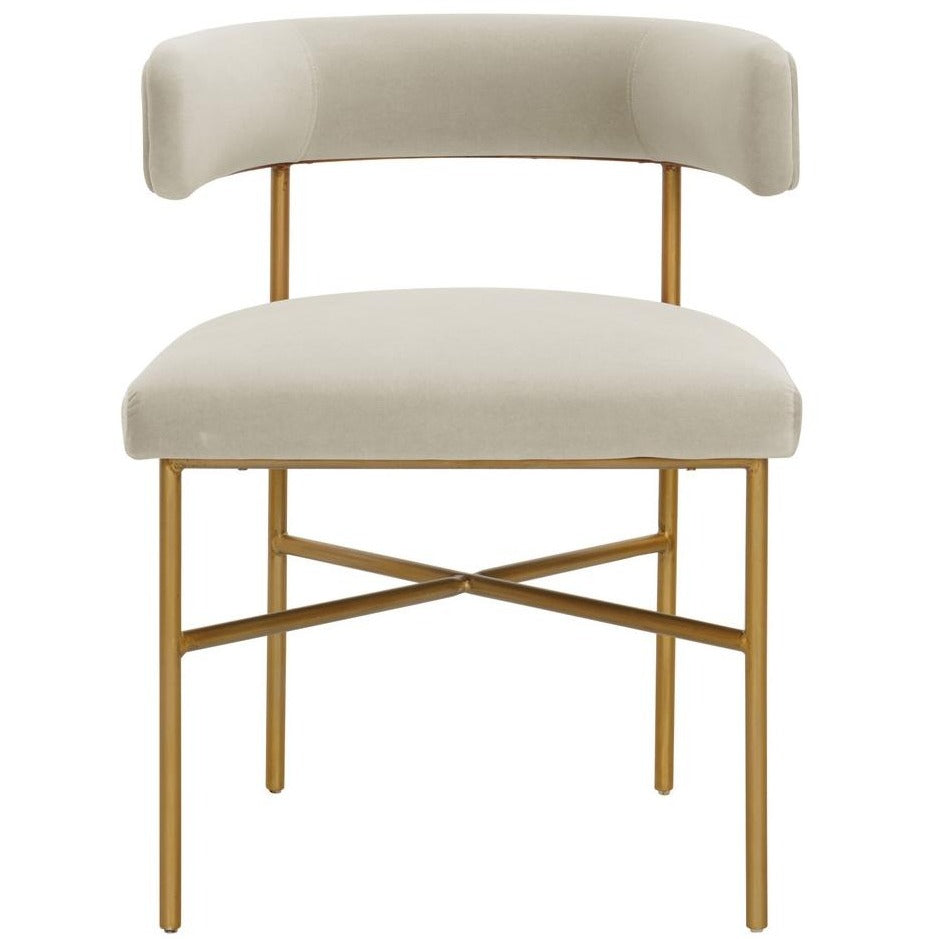 Candelabra Home Kim Velvet Chair Furniture TOV-D6433