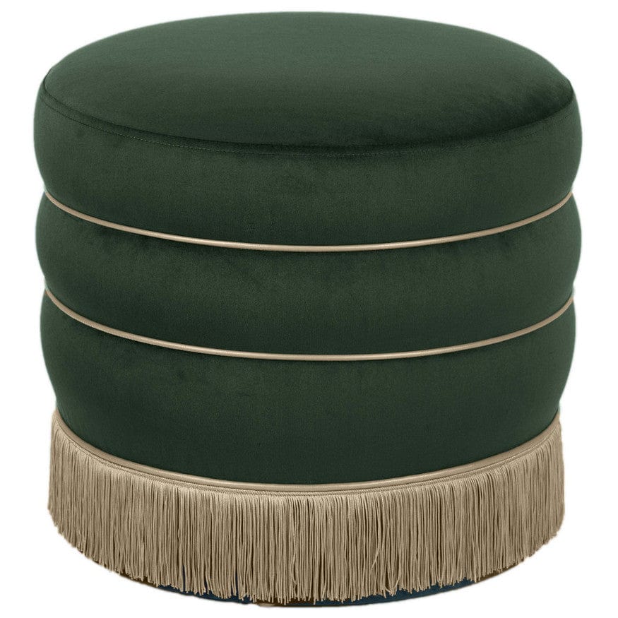 Candelabra Home Lakka Velvet Ottoman Furniture TOV-OC68564