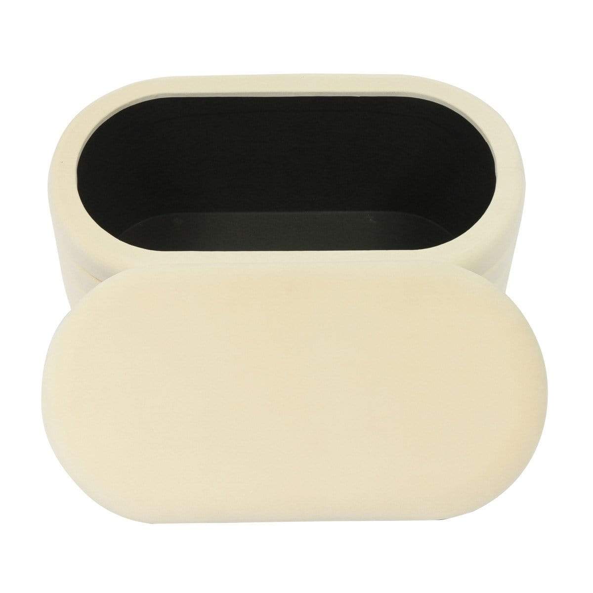 Candelabra Home Lillian Velvet Storage Bench Furniture