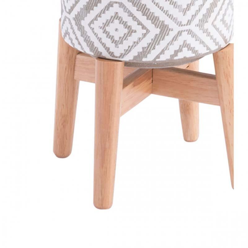 Candelabra Home Llano Planter - Gray/White-Small Decor zuo-A11825 00842896134533