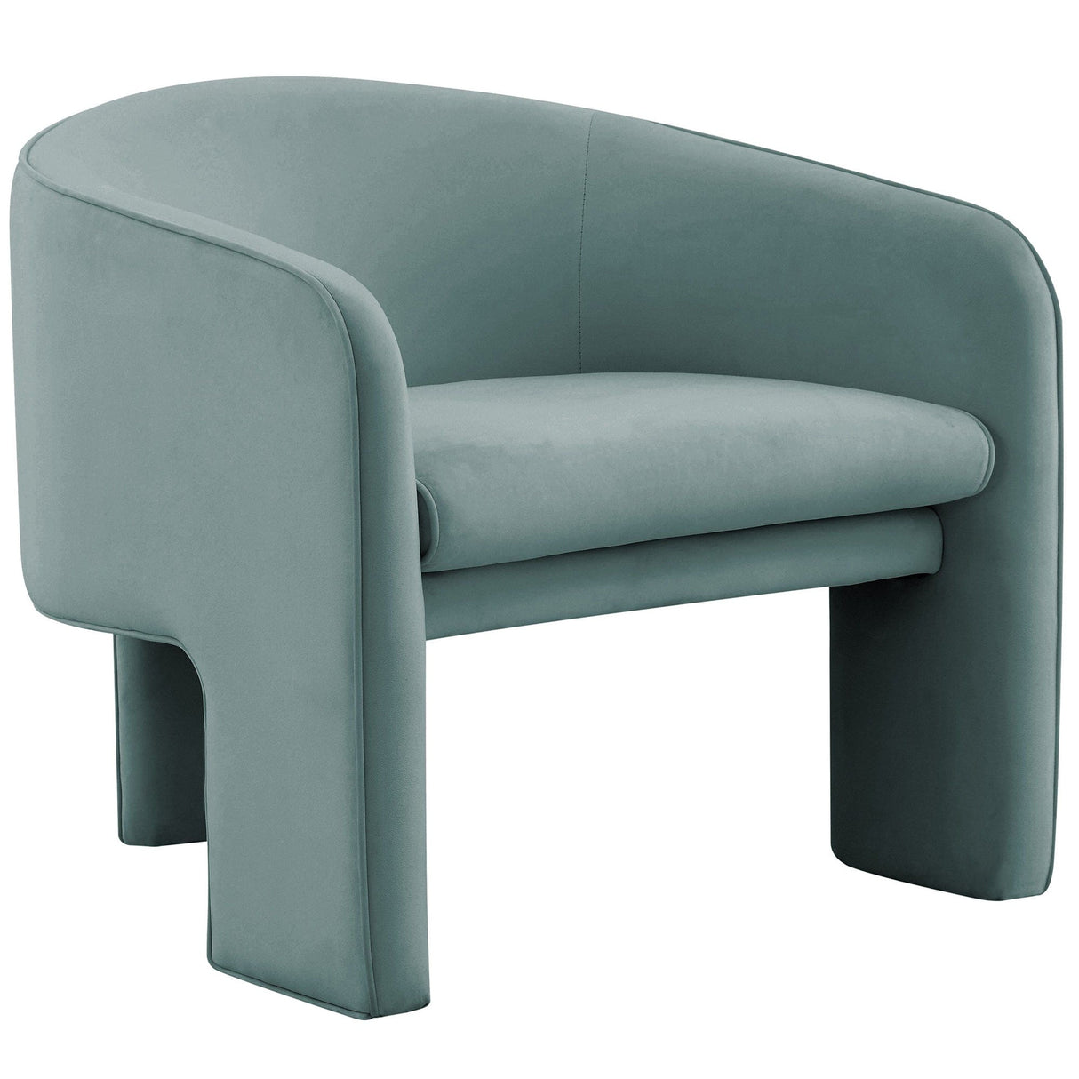 Candelabra Home Marla Velvet Accent Chair Furniture