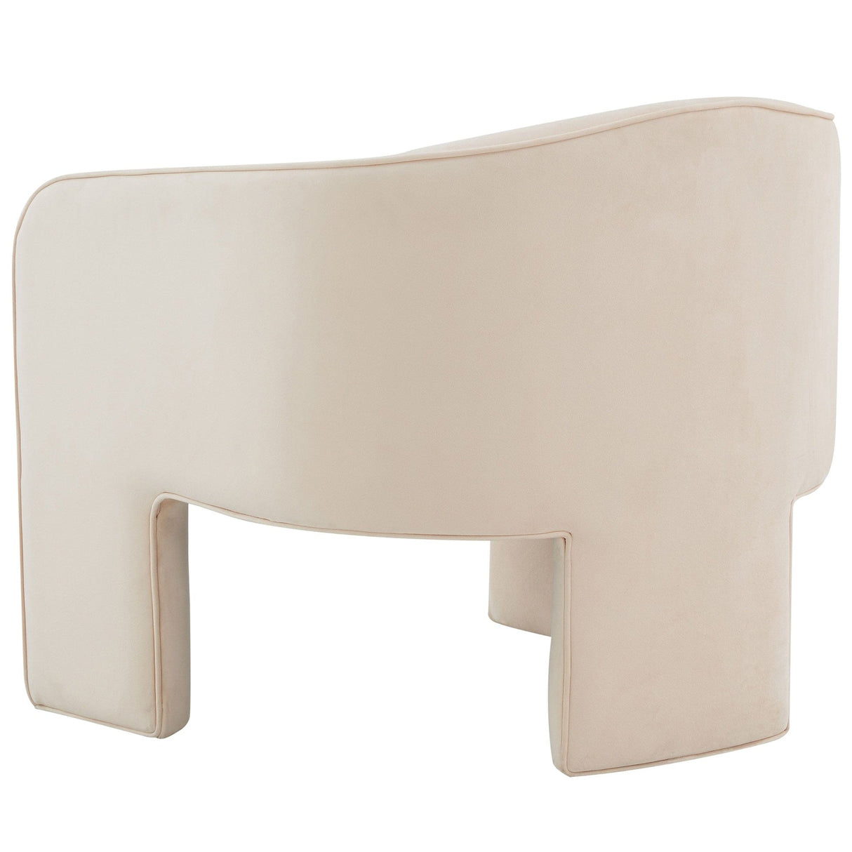 Candelabra Home Marla Velvet Accent Chair Furniture