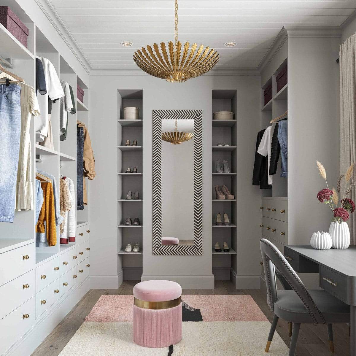 Candelabra Home Melody Tasseled Ottoman Furniture