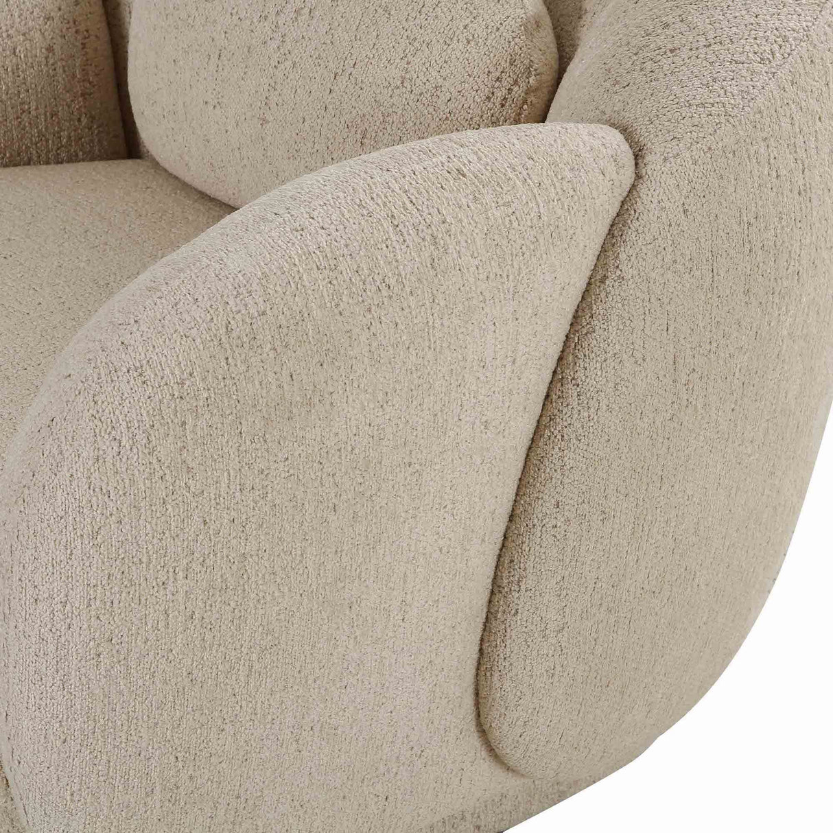 Candelabra Home Misty Boucle Accent Chair Furniture TOV-S68615