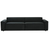 Candelabra Home Olafur Velvet Sofa - Black Furniture TOV-L68107
