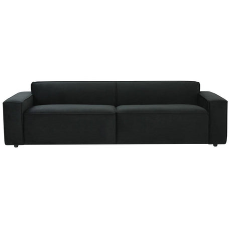 Candelabra Home Olafur Velvet Sofa - Black Furniture TOV-L68107