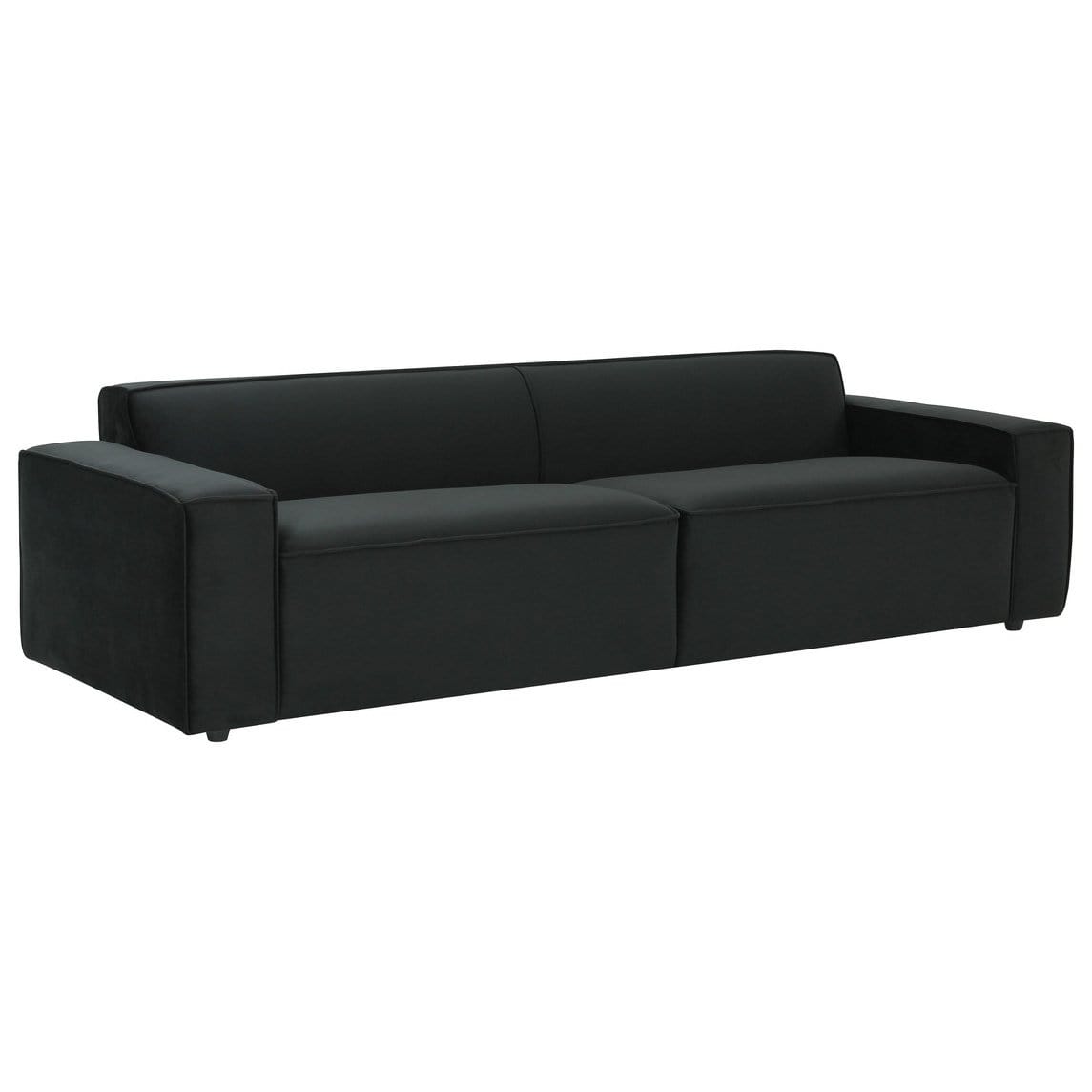 Candelabra Home Olafur Velvet Sofa - Black Furniture TOV-L68107