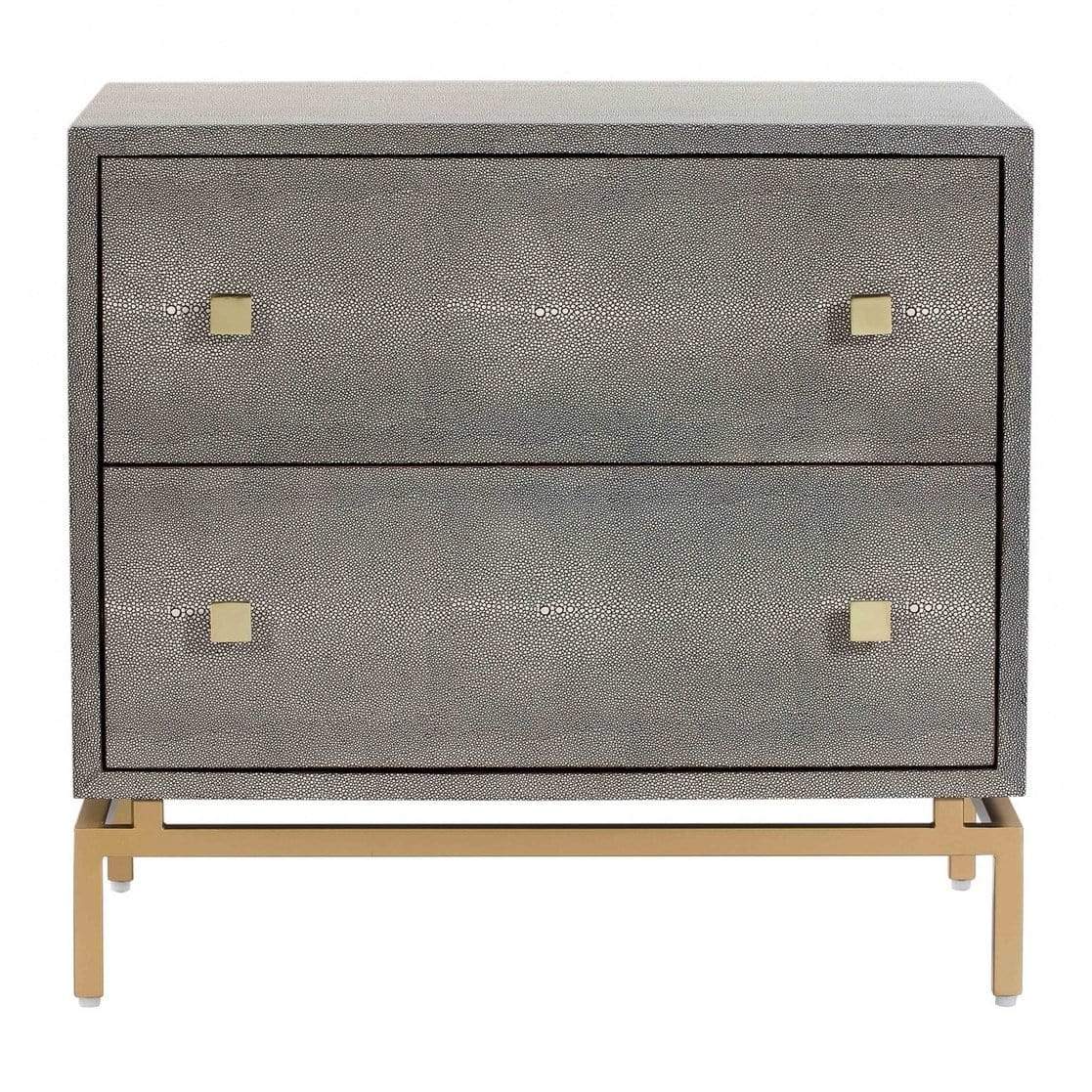 Candelabra Home Pesce Shagreen Nightstand Furniture TOV-D44015 00806810358924