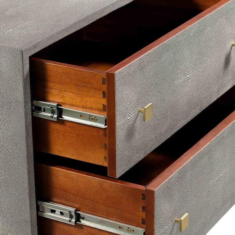 Candelabra Home Pesce Shagreen Nightstand Furniture TOV-D44015 00806810358924