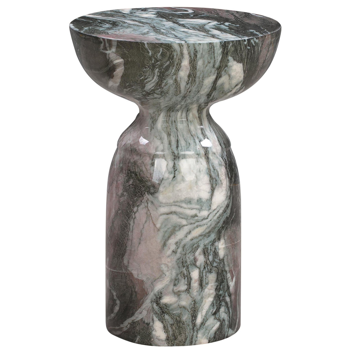 Candelabra Home Rue Marble Side Table Furniture TOV-OC44041
