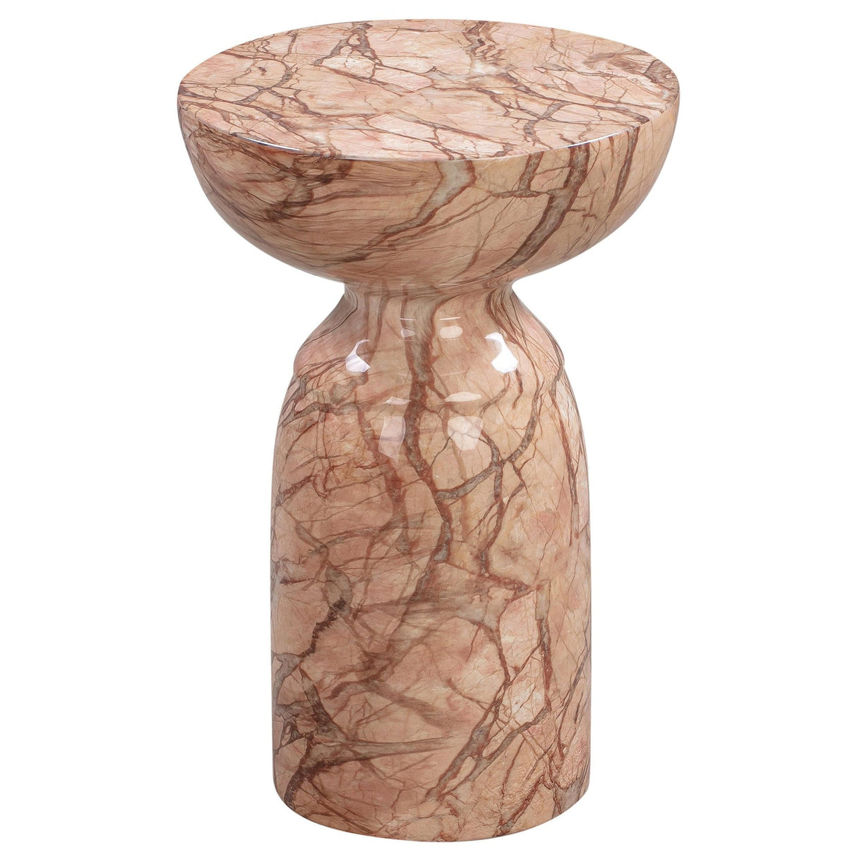 Candelabra Home Rue Sunset Marble Side Table Furniture