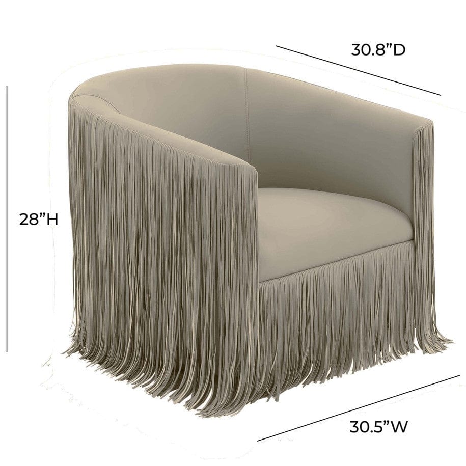 Candelabra Home Shag Me Swivel Chair Furniture