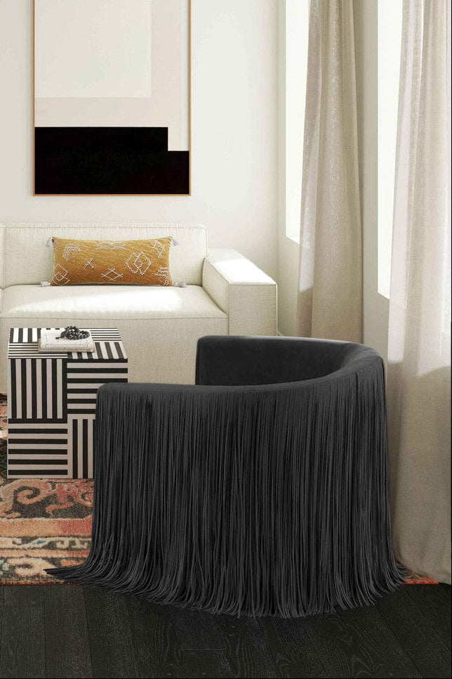 Candelabra Home Shag Me Swivel Chair Furniture