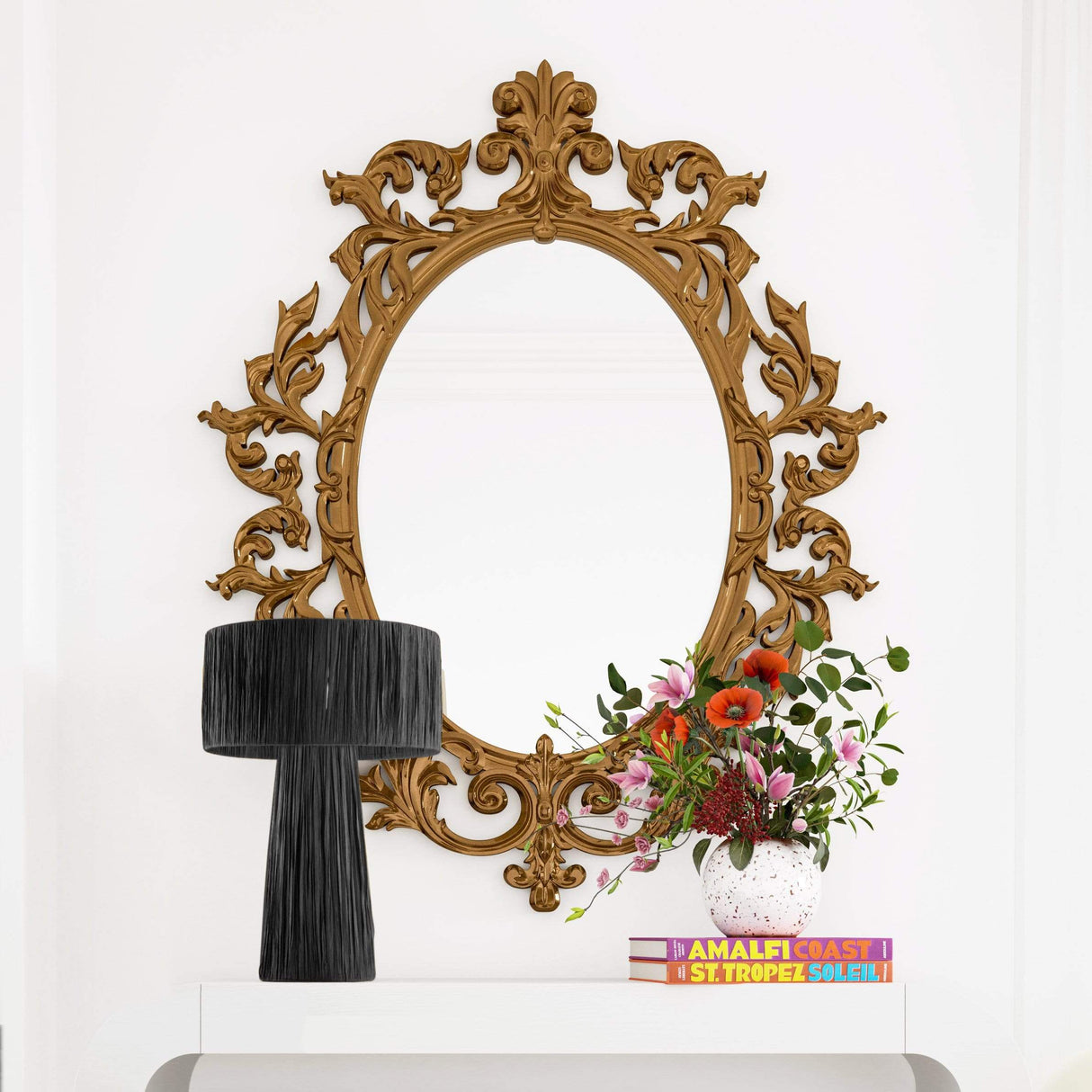 Candelabra Home Shelby Rafia Natural Table Lamp Lighting