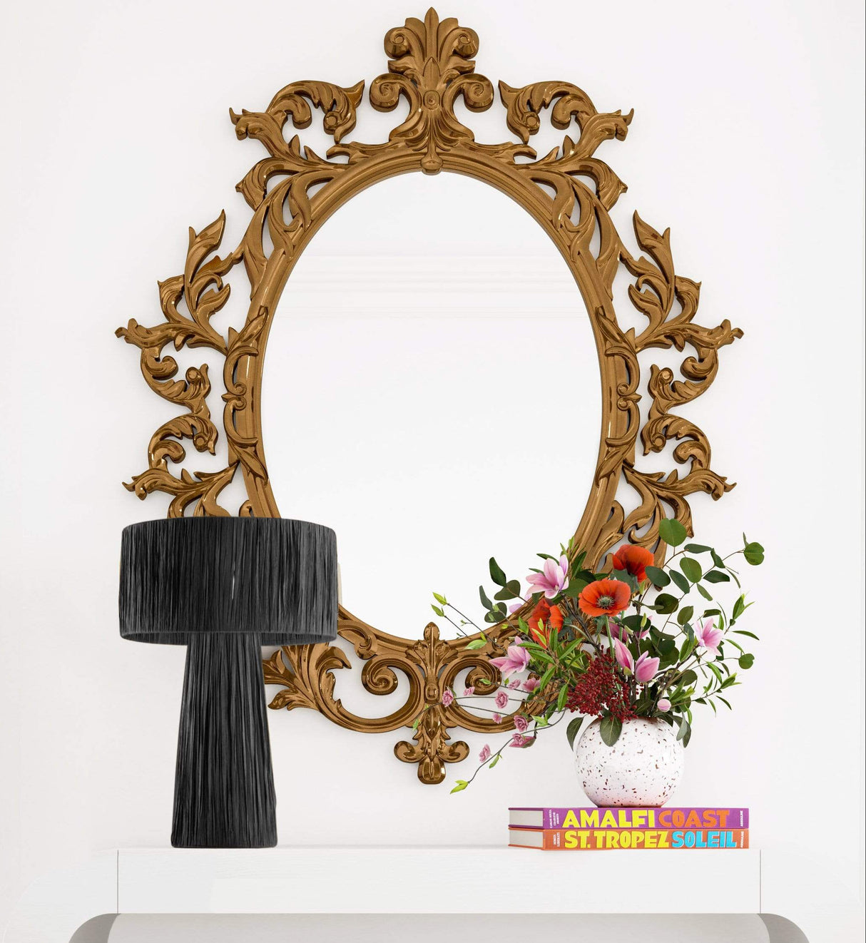 Candelabra Home Shelby Rafia Natural Table Lamp Lighting