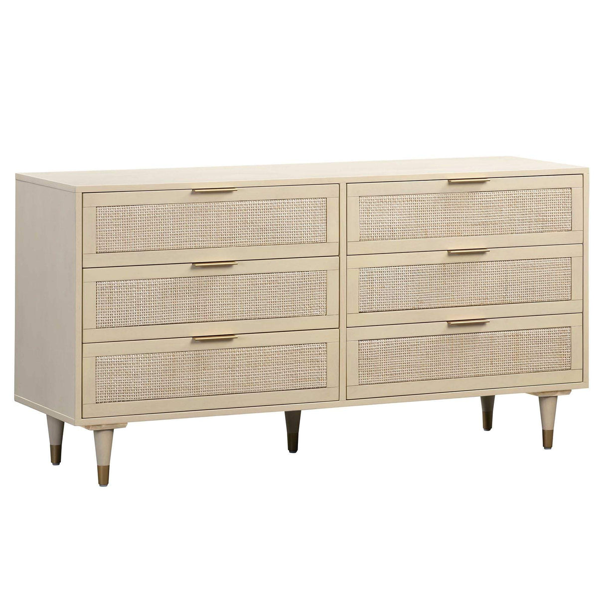 Candelabra Home Sierra Noir 6 Drawer Dresser Furniture