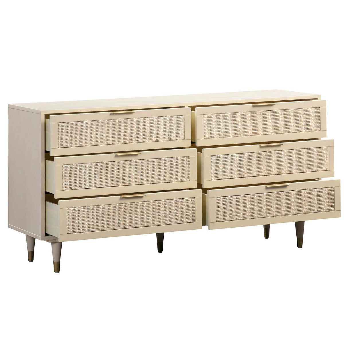 Candelabra Home Sierra Noir 6 Drawer Dresser Furniture