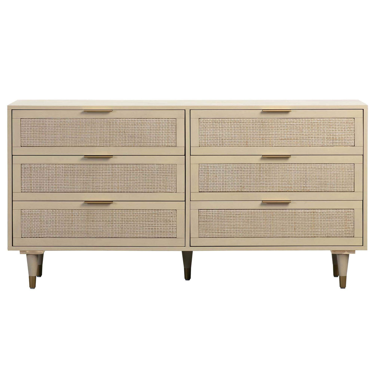 Candelabra Home Sierra Noir 6 Drawer Dresser Furniture TOV-B44113