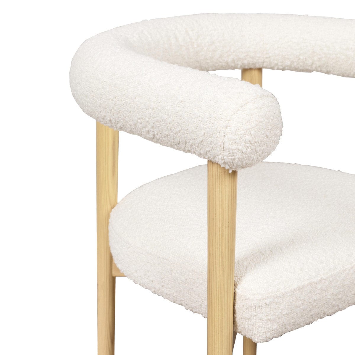 Candelabra Home Spara Boucle Dining Chair Furniture