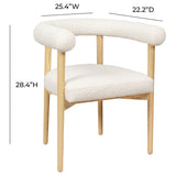 Candelabra Home Spara Boucle Dining Chair Furniture