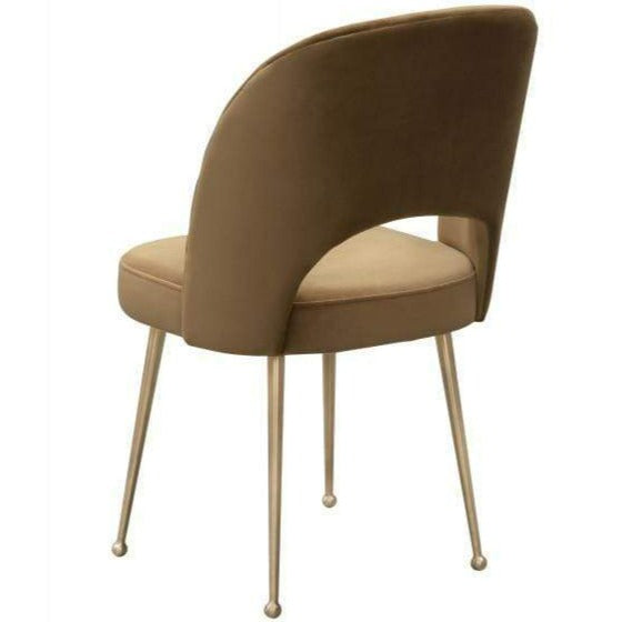 Candelabra Home Swell Velvet Chair Furniture