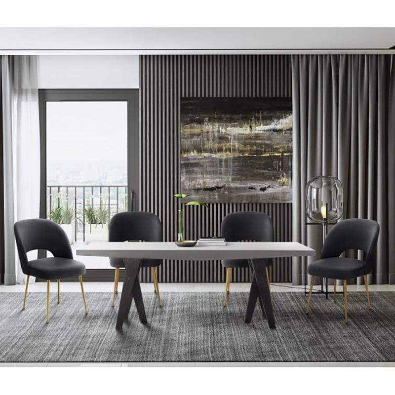 Candelabra Home Swell Velvet Chair Furniture