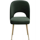 Candelabra Home Swell Velvet Chair Furniture TOV-D6486