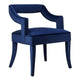 Candelabra Home Tiffany Velvet Chair - Grey Furniture