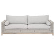 Candelabra Home Tropez Outdoor 90" Sofa - Taupe & White Furniture orient-express-6843.WTA/PUM/GT