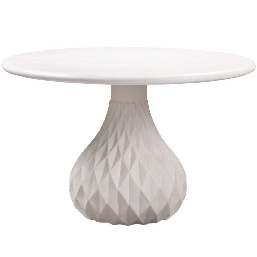 Candelabra Home Tulum Indoor/Outdoor Concrete Dining Table Furniture TOV-O44067