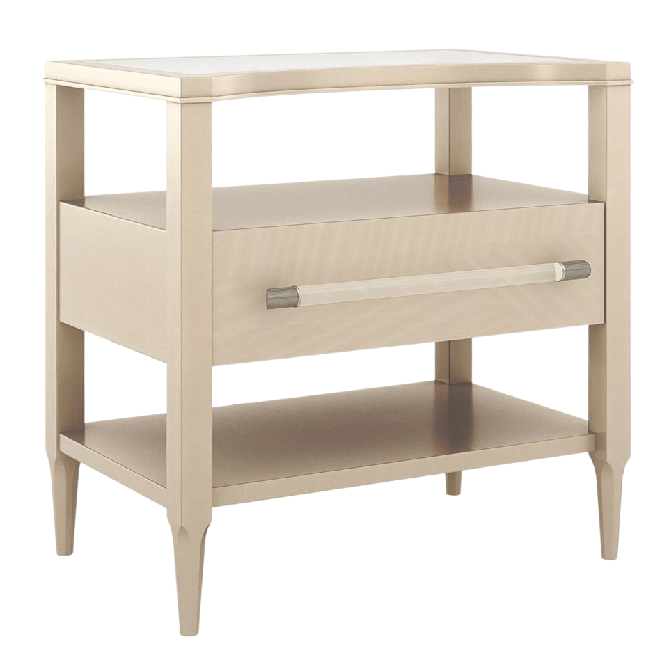 Caracole Clearly Open Nightstand Furniture caracole-CLA-020-063 662896035452