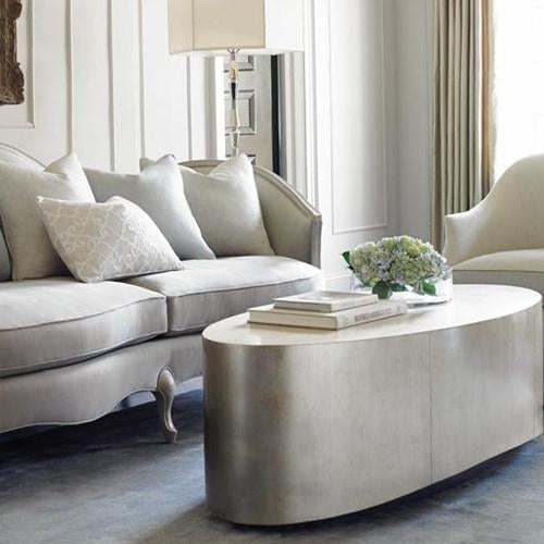 Caracole Come Oval Here Cocktail Table Furniture Caracole-TRA-COCTAB-012