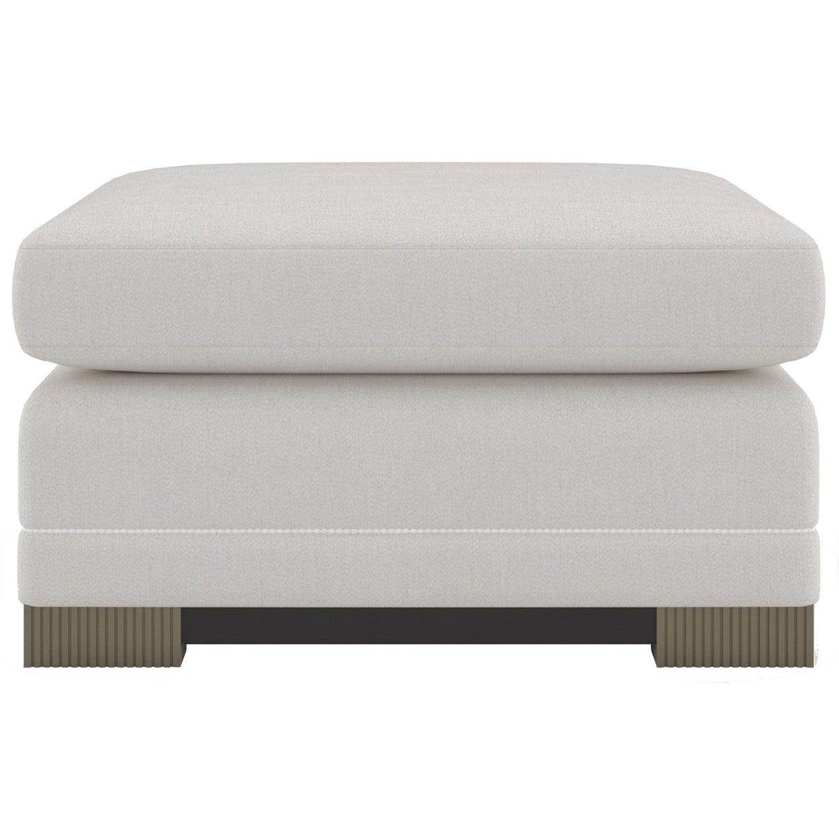 Caracole Deep Retreat Ottoman Furniture caracole-UPH-021-041-A 662896040210